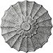 thumbnail image 3 of Ekena Millwork CM09SHUWC Ceiling Medallion, Ultra Pure White Crackle, 3 of 4