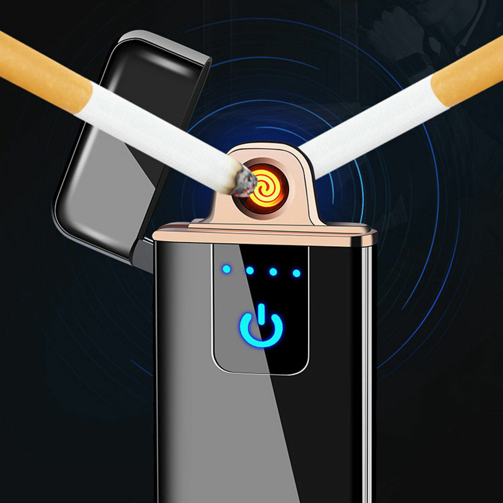 Smart Touch Sensor USB Rechargeable Double Arc Flameless Plasma