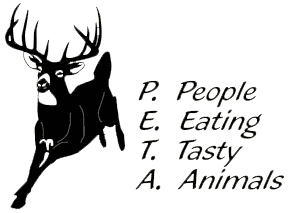 Vinyl Decals PETA people eating tasty animals truck car window hunting sticker