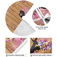 thumbnail image 2 of FMSHPON Butterfly Retro Fairy Xmas Christmas Tree Skirt Stand Mat for Holiday Party Decoration Indoor Outdoor 36 inches, 2 of 6