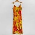 thumbnail image 5 of Autumn Maple Leaves Sleeveless Dress Dresses Women Summer Women's Summer Clothing, 5 of 9