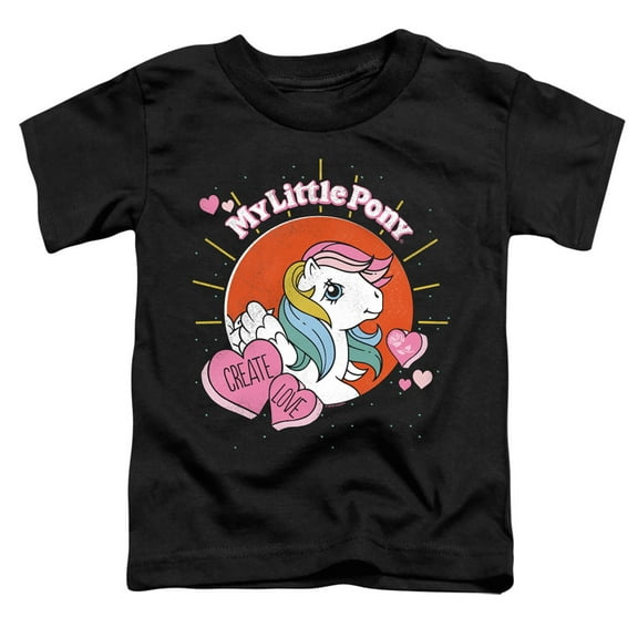 My Little Pony Retro Create Love S/S Toddler T-Shirt Black