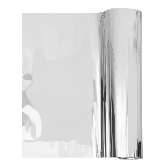 SKISUNO Self-Adhesive Pet Wall Mirror Plated Silver for DIY Bathrooms and Bedrooms