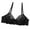 Black, variant on Bigersell Padded Bras for Women Sale Supportive Sports Bras for Women Soft Bra Style R3997 V-Neck Lightly Lined Bras Hook and Eye Bra Closure Women Size T Shirt Bra Black S
