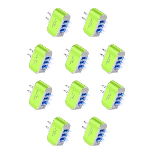 Seitruly de enchufe de EE. UU. USB LED 1000mA Adaptador de carga de teléfono móvil con indicador Bloque de carga de energía de bolsillo de Type2 NO2