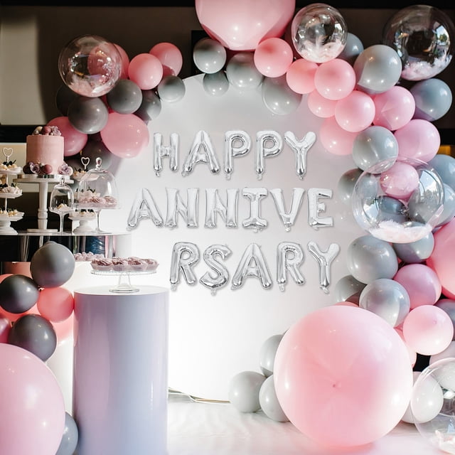 unbranded Letras De Globos De Aluminio Plata Para En Bodas Y Eventos Especiales