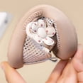 thumbnail image 3 of Toddler Shoes for Unisex Closed Toe Mary Jane Mesh Breathable Shoes Flower Decor Anti Soft Sole Toddler Sneaker for Baby First Walkers Summer White Size 4.5, 3 of 8