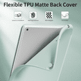 thumbnail image 6 of GKABXY iPad 10.2 Case for iPad 7th 8th 9th Generation Tablet Case New Upgraded 2nd Generation Ultra-resistant Soft Shell iPad Cover with Pencil Holder Work Travel, Green, 6 of 7