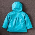 thumbnail image 3 of WIFORNT Little Girls Hoodie Jacket, Pretty Flowers Pattern Button-Down Coat, Lightweight Waterproof Outdoor Windbreaker, 3 of 7