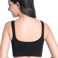thumbnail image 4 of Bigersell Sleep Bra Women's No Underwire Back Adjustment Yoga Running Bra Female T Shirt Bra Women's Plus Nylon Bralette Bra Style 955, Black M, 4 of 4