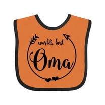 Inktastic World's Best Oma Girls Baby Bib
