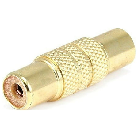 UPC: 0844660071792 | Monoprice Metal RCA Jack to RCA Jack Adapter Gold 107179