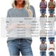 thumbnail image 3 of Neewe Women's Casual 3/4 Sleeve T-Shirts Round Neck Tunic Tops Basic Tees Blouses Business Pullover, 3 of 6