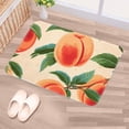 thumbnail image 5 of Peach Non-Slip Polyester Chair Mats Floor Mat Kitchen Mat Machine Washable, 5 of 6