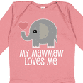 thumbnail image 4 of Inktastic My Mawmaw Loves Me Grandchild Gift Boys or Girls Long Sleeve Baby Bodysuit, 4 of 5