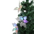 thumbnail image 2 of Northlight  3' Prelit Artificial Christmas Tree Fiber Optic with Flowers - Multicolor Lights, 2 of 6
