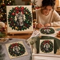 thumbnail image 2 of syligr Cat Christmas Diamond Art for Adults, Vintage Christmas Pearl Art Kits, DIY Pearl Diamond Kit, Animals Bead Crafts Ornament, Xmas Party Decorations for Mantel, Unique Gift/Favors, 2 of 7