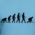 thumbnail image 3 of CafePress - Lawn Bowls Evolution T Shirt - Fitted T-Shirt, Vintage Fit Soft Cotton Tee, 3 of 4