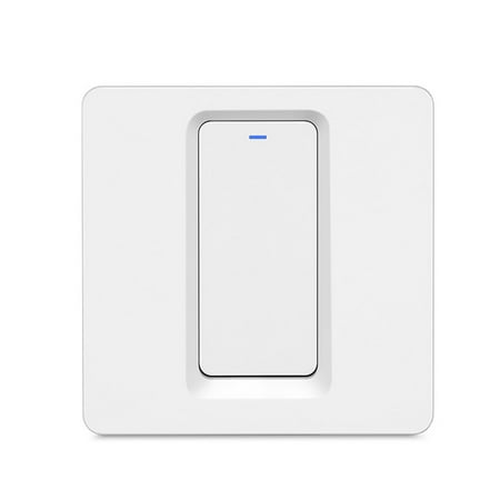 

TureClos Push Button Switch Lightweight Wireless Voice Control Two Three Gangs Works Light Switches Lighting Device for Living Room One Way Key Type