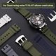 thumbnail image 4 of Correa de reloj de silicona con hebilla de acero inoxidable T115.417 para Tissot Racing Series T115, accesorios para reloj de hombre, correa impermeable de 22 mm, 4 of 5