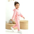 thumbnail image 3 of Happy Town Toddler Fall Outfits for Girl Boy Long Sleeve Hoodie Top and Long Sweatpants Set Toddler Sweatsuit, 3 of 8