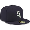 thumbnail image 3 of Men's New Era Navy Chicago White Sox White Logo 59FIFTY Fitted Hat, 3 of 6