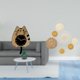 thumbnail image 2 of Reloj de pared,Reloj de pared decorativo con forma de gato para sala de estar silenciosa,Manualidades de pared,Decoración de pared colgante. Ratán tejido artesanal.,Juego de decoración de, 2 of 8
