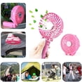 thumbnail image 6 of BadPiggies Mini Handheld Fan Foldable Desk Fan Small Personal Portable Table Fan with Battery USB Rechargeable (Black), 6 of 9