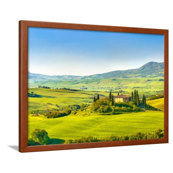 Beautiful Landscape in Tuscany, Italy, Framed Art Print Wall Art by sborisov Sold by Art.Com