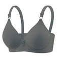 thumbnail image 5 of Lixiuxyad Jacquard Bra Thin Cup Middle And Elderly Underwear Plus Size In Stock Bras Without Underwire,Bras for Women Gray 36, 5 of 5