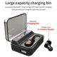 thumbnail image 3 of Auriculares inalámbricos con estilo Auriculares Auriculares 2200mAh con caja de carga para deportes Verde claro negro Sunnimix Auricular inalámbrico Bluetooth, 3 of 8