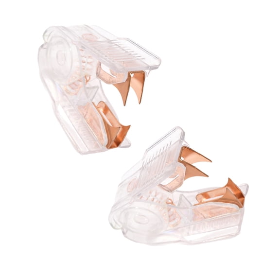 BESTYASH Portable Staple Remover Tool, Lightweight Aluminum Alloy & Plastic, 2pcs Assorted Colors for Office Supplies