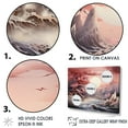 thumbnail image 3 of Designart "Japanese Sea Storm Scene" Storms Floater Framed Canvas Prints, 3 of 5