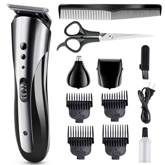 Cortapelos para Hombres,Afeitadora Eléctrica con 4 Peine Límite,Recortadora Eléctrica para Hombres,4 en 1Máquina Cortapelo Rasuradoras para Hombre, Barbero