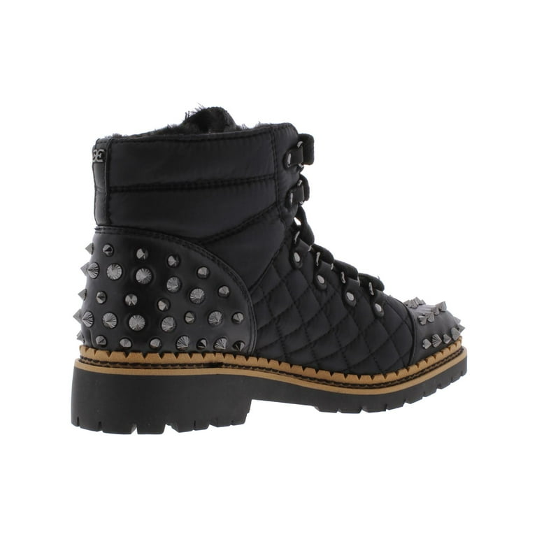 Sam Edelman Bren Waterproof Cold Weather Combat Lace Up Ankle Boots Booties Black 6.5