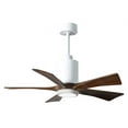 thumbnail image 6 of Patricia-5 five-blade ceiling fan in Polished Chrome finish with 42” solid barn wood tone blades and dimmable LED light kit&nbsp;, 6 of 7
