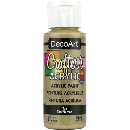 UPC: 0016455545447 | DecoArt Crafter s Acrylic Paint  2 oz.  Tan