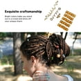 thumbnail image 4 of Colgantes de metal para el cabello fijación firme a la moda estilo versátil decoración de joyas para el cabello de colores brillantes para bodas para mujeres ANGGREK Otros, 4 of 8