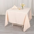 thumbnail image 6 of Balsa Circle 70 x 70 in Blush Premium Polyester Square Tablecloth Party Events Reception Decorations Supplies, 6 of 8