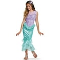 thumbnail image 2 of Disney Princess Ariel Classic Costume for Adults with Ruffle Trim, Adult Size M, 2 of 2
