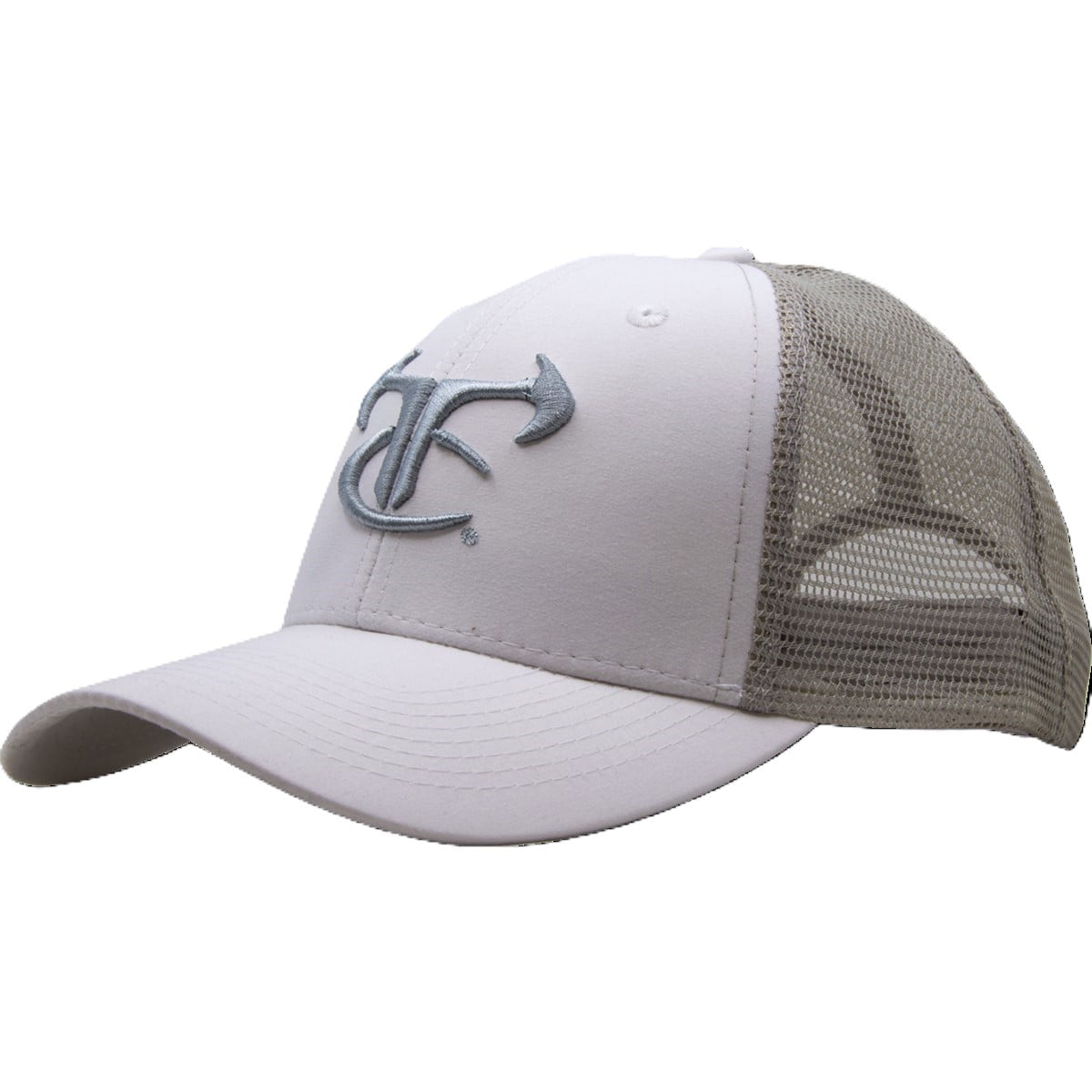 Jack Link's Mesh Back Cap w/3D Non Vegan Cream & Olive
