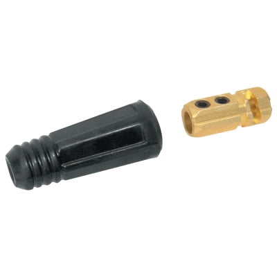 Dinse Style Cable Plug and Socket, Female, Ball Point Connection, 2/0-3/0
