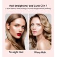 thumbnail image 2 of Plancha de pelo y rizador Terviiix Titanium Pink 2 en 1, 2 of 6