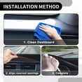 thumbnail image 7 of Unique Bargains Dash Cover - Car Center Console Sun Shade Protect Carpet - for Nissan Altima 2007-2012 - Suede Black - 1 Pc, 7 of 7