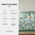 thumbnail image 2 of Mainstays All in One Reversible Comforter and Sheet set- 11 Piece, Full, Green Floral, 2 of 10