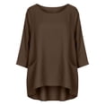 thumbnail image 6 of Neewe Womens Long Sleeve Shirts Casual Summer Fashion Ladie Tops Loose Fit Spring Lightweight Clothes Beach Vacation, 6 of 8