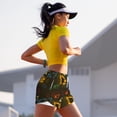 thumbnail image 7 of KLL Monochrome Excavators Pattern Shorts Women,Athletic Shorts High Waisted Running Shorts Pocket Sporty Short Gym Elastic Workout Shorts-Medium, 7 of 7