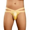 thumbnail image 1 of PEASKJP Briefs for Men Underwear Pack Soft Support Pouch No Fly,Yellow M, 1 of 5