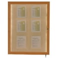 thumbnail image 7 of AARCO Products LWL3624C Indoor-Outdoor Display Case with Wood Look Finish and LED Lighting, 7 of 7