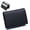 Black, variant on Unisex Business Card Holder Top Grain Leather Slim Wallet with Coin Pocket, Off-white